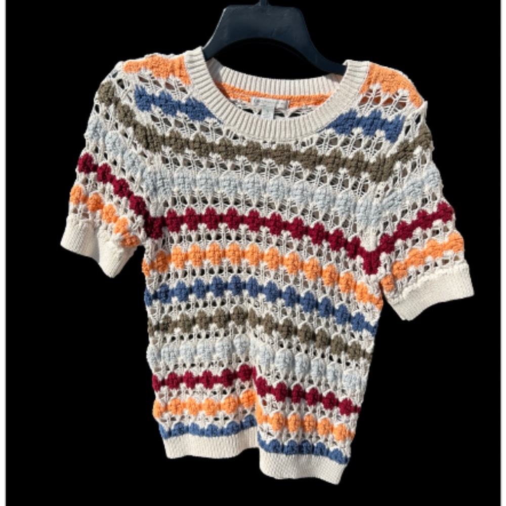 Cato rainbow colorful knit sweater